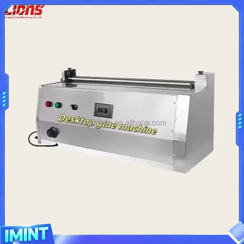 Hotmelt Glue Spreading Pasting Applicator Hot Melt Glue Machine Adhesive Coating Spreader Leather Paper Gluing Machine