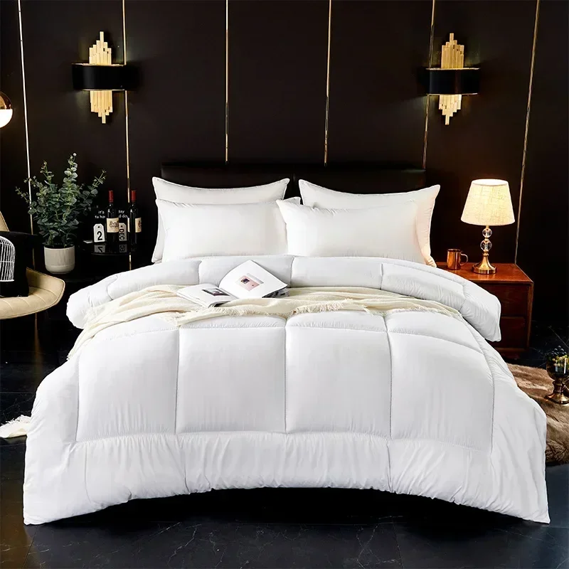 Slanket Flannel Fleece Soft Adult Bed Reversible Coverless Duvet Microfiber Soft Bed Quilt for All Seasons Machine Washable