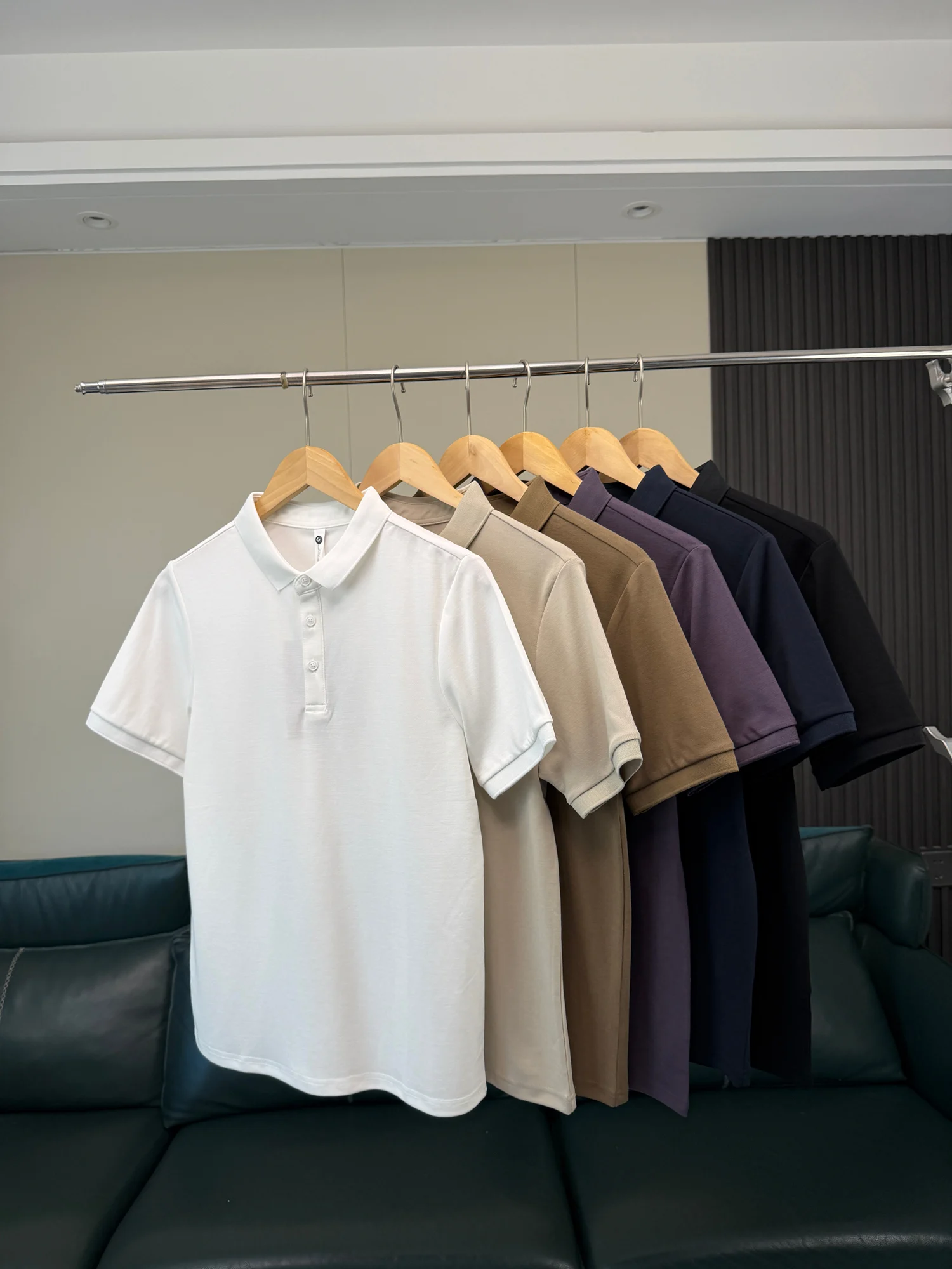 Quality Men's Casual Short Sleeve  Shirt Stylish Versatile Basic Summer Fashion Urban Breathable Standard Fit Youth Wear