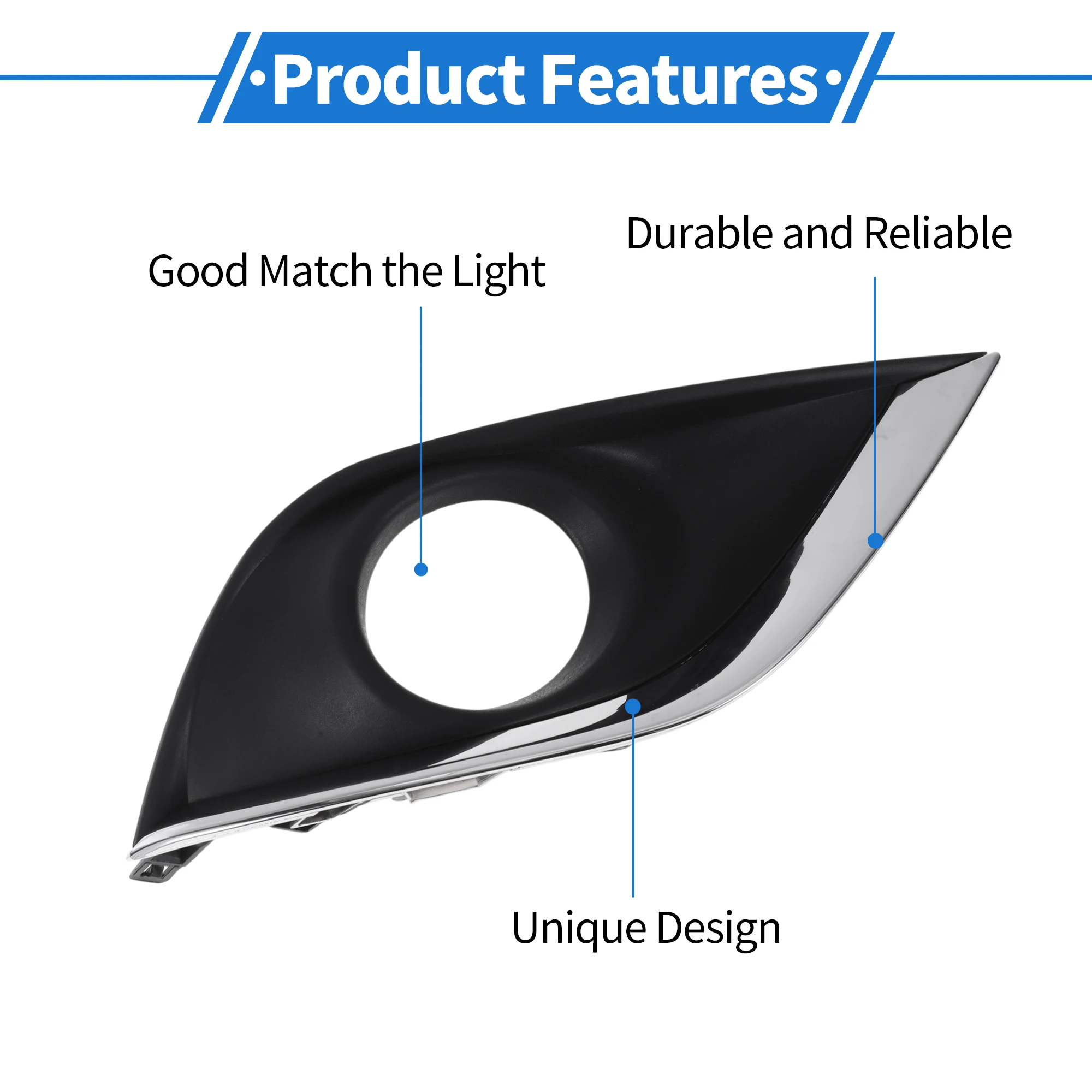 UXCELL شواية خفيفة للضباب الأمامية اليمنى رقم 622566W80A لنيسان فيرسا 2015-2018