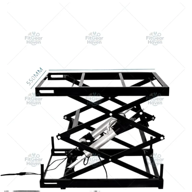 Simple electric lifting table lifting bracket small table