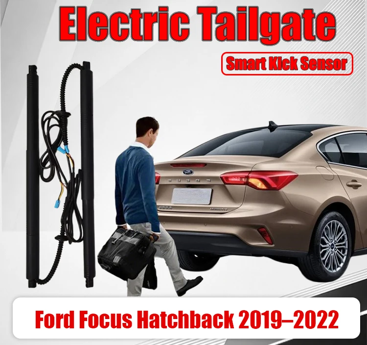 Electric Tailgate Upgrade Kit For Ford Focus Hatchback 2019–2022 Power Lift Support Rods Auto Trunk Boot Lid Power Liftgate Modi