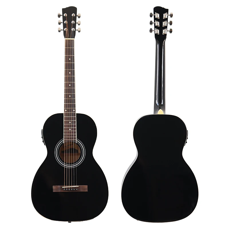 6 Strings Electric Acoustic Guitar 34/36/38 Inch Folk Guitar with EQ Good Handcraft