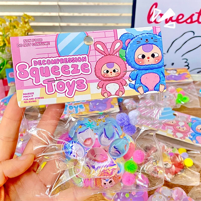 ใหม่ TPR บีบของเล่นแมวเท้าหยิกช้า Rebound Antistress ความเครียดบรรเทาของเล่น Decompression Venting Fidget ของเล่นเด็กผู้หญิงของขวัญ