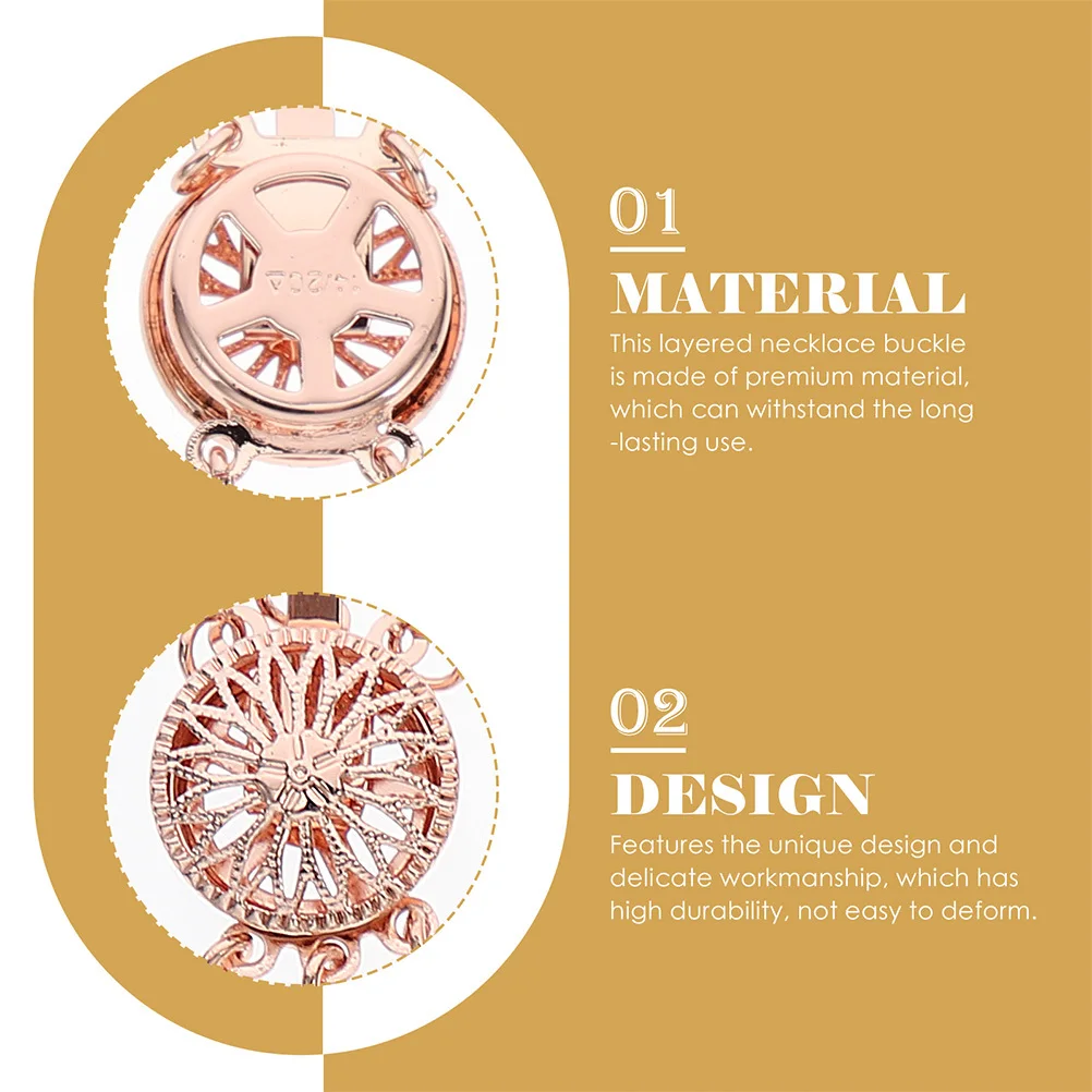 

2pcs Layered Necklace Clasps Zinc Alloy Metal Buckles For Diy Bracelet Making Jewelry Findings Lobster Clasps Jewelry Making