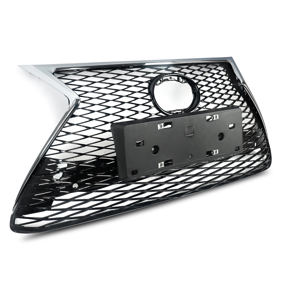 F Sport Style Front Bumper Grille Fit For Lexus NX200t NX300h 2015-2017 Chrome With Black Grills Front Hood Mesh Radiator Grill view 5