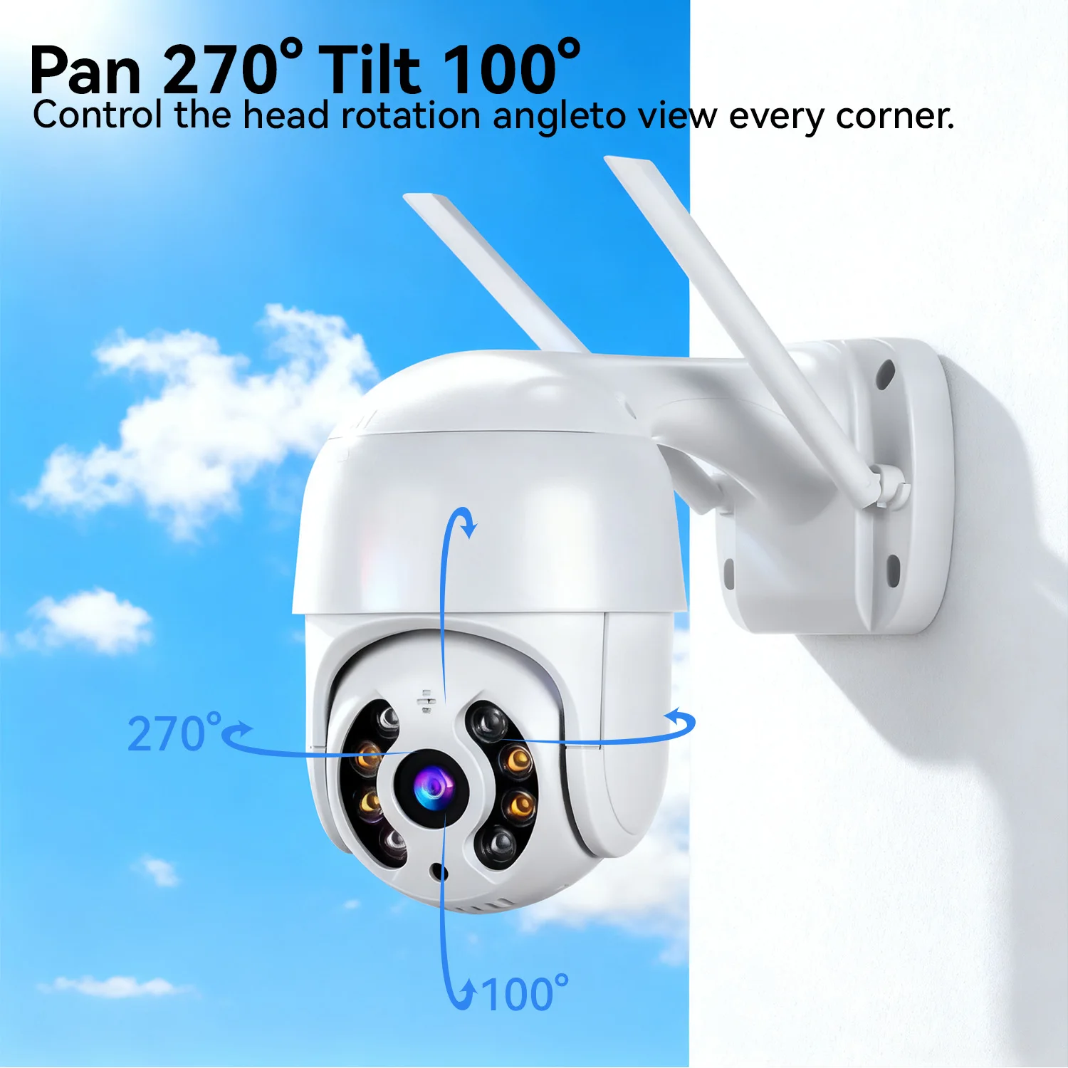 PEGATAH 5MP IP كاميرا 3MP سرعة قبة تتبع السيارات كاميرا متحركة المنزل الذكي في الهواء الطلق كاميرا مراقبة لاسلكية واي فاي O-Kam Pro #3