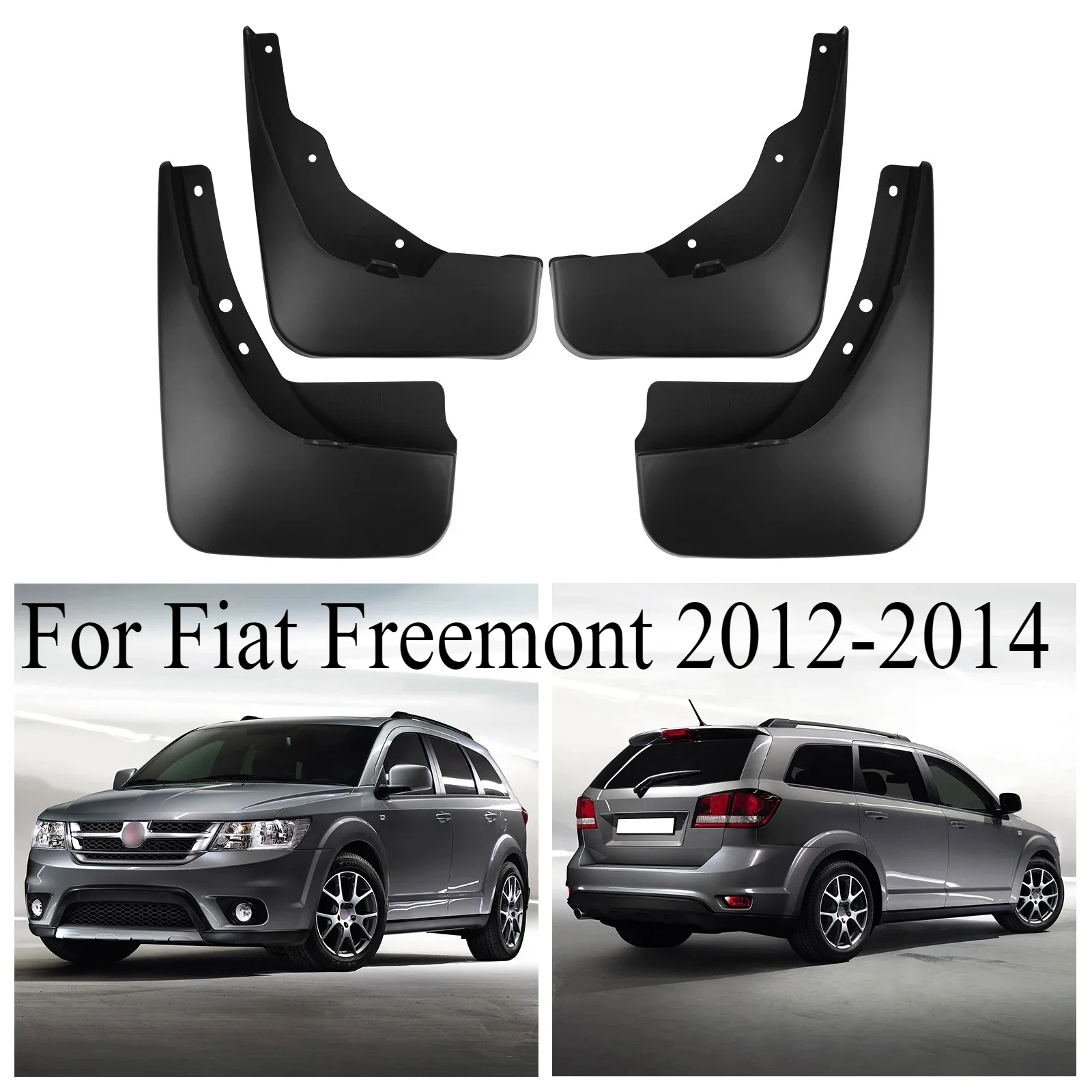 

Брызговики для автомобильных колес, брызговики, автозащитные детали для крыльев, прочный авто внешний декор для Fiat Freemont 2012-2014