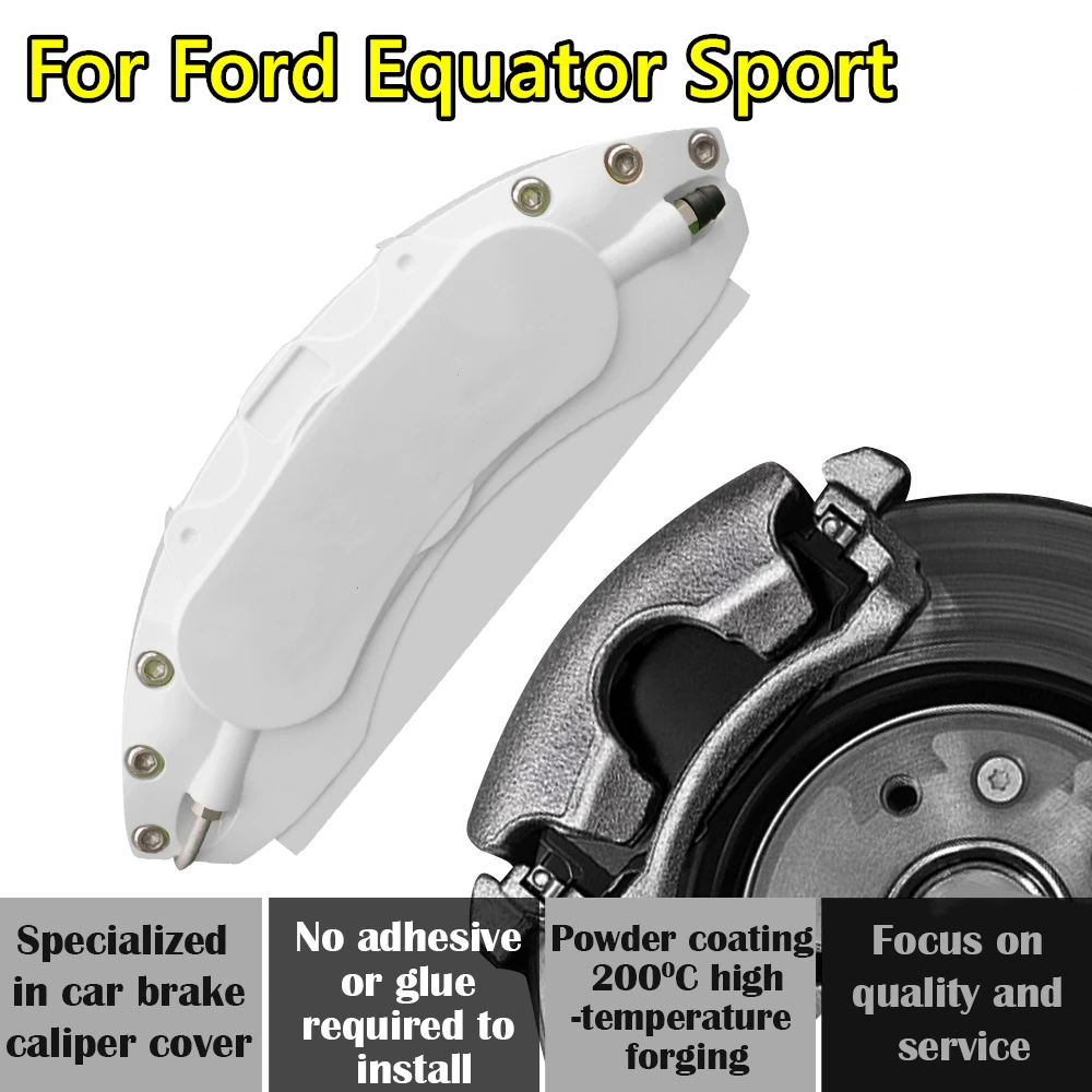 For Ford Equator Sport Car Brake Caliper Cover Aluminum Alloy Metal Exterior Kit Fit EcoBoost 170 2022 2023 2024