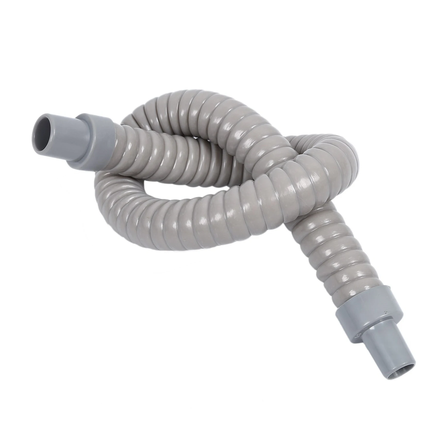 

AB46-3Pcs Plastic Water Drain Pipe Hose 60Cm Long For Air Conditioner Gray