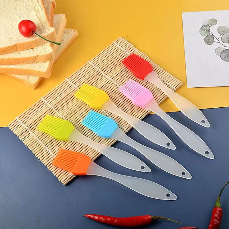 فرشاة زيت المطبخ فطيرة الصالحة للأكل فرشاة الخبز المنزلية فطيرة مقاومة درجات الحرارة العالية غير تساقط الشواء زيت السيليكون