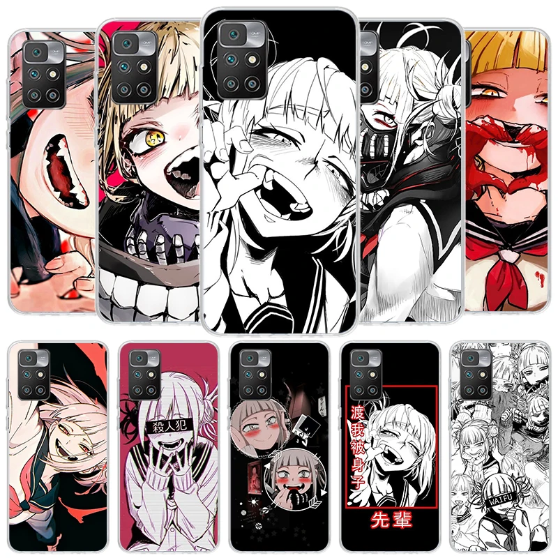 Himiko Toga Waifu Anime MHA Cover Phone Case For Xiaomi Redmi 12C 12 10C 10 9C 9 10A 9A 8A 9T 7A 7 6A 6 Pro K20 K40 S2 Soft Fund