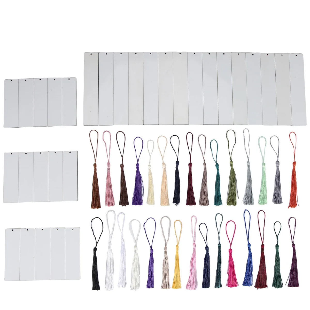 A88M 30 шт. пустые закладки для сублимации, пустые изделия для сублимации, закладки «сделай сам», ремесленные проекты, сублимационная двойная сублимация