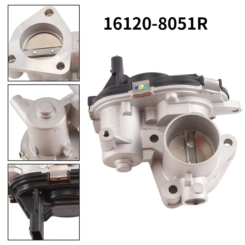 Substituição 161208051R 161800347 do corpo do acelerador para Renault 1.0 3 CILINDROS