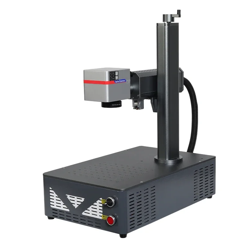 Desktop 20-100w Raycus JPT Max Fiber Laser Marking Machine For Bearings/Metal Parts/Jewellery/Plastics