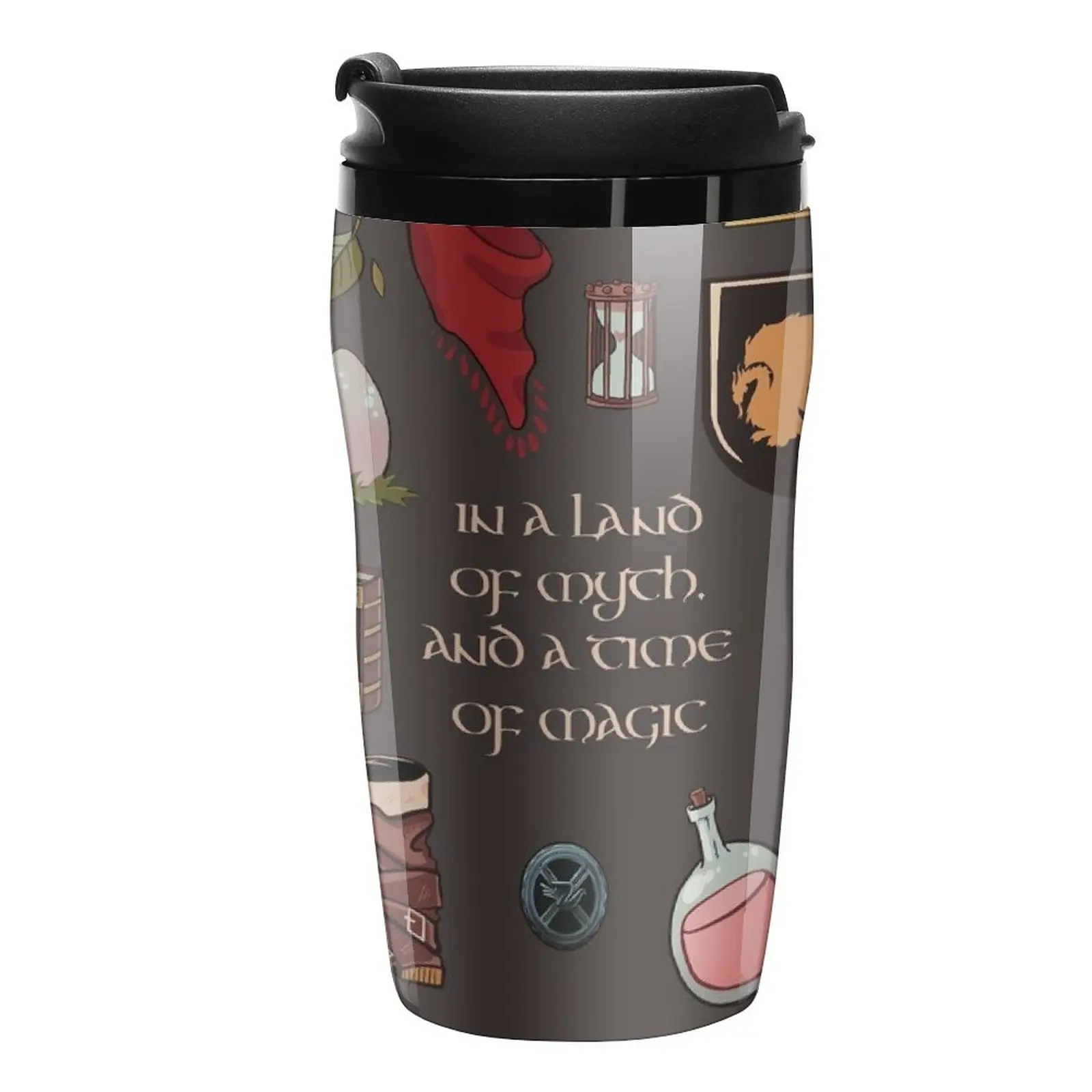 

New In a land of myth and a time of magic_Merlin Travel Coffee Mug Vintage Cup Coffee Glasses