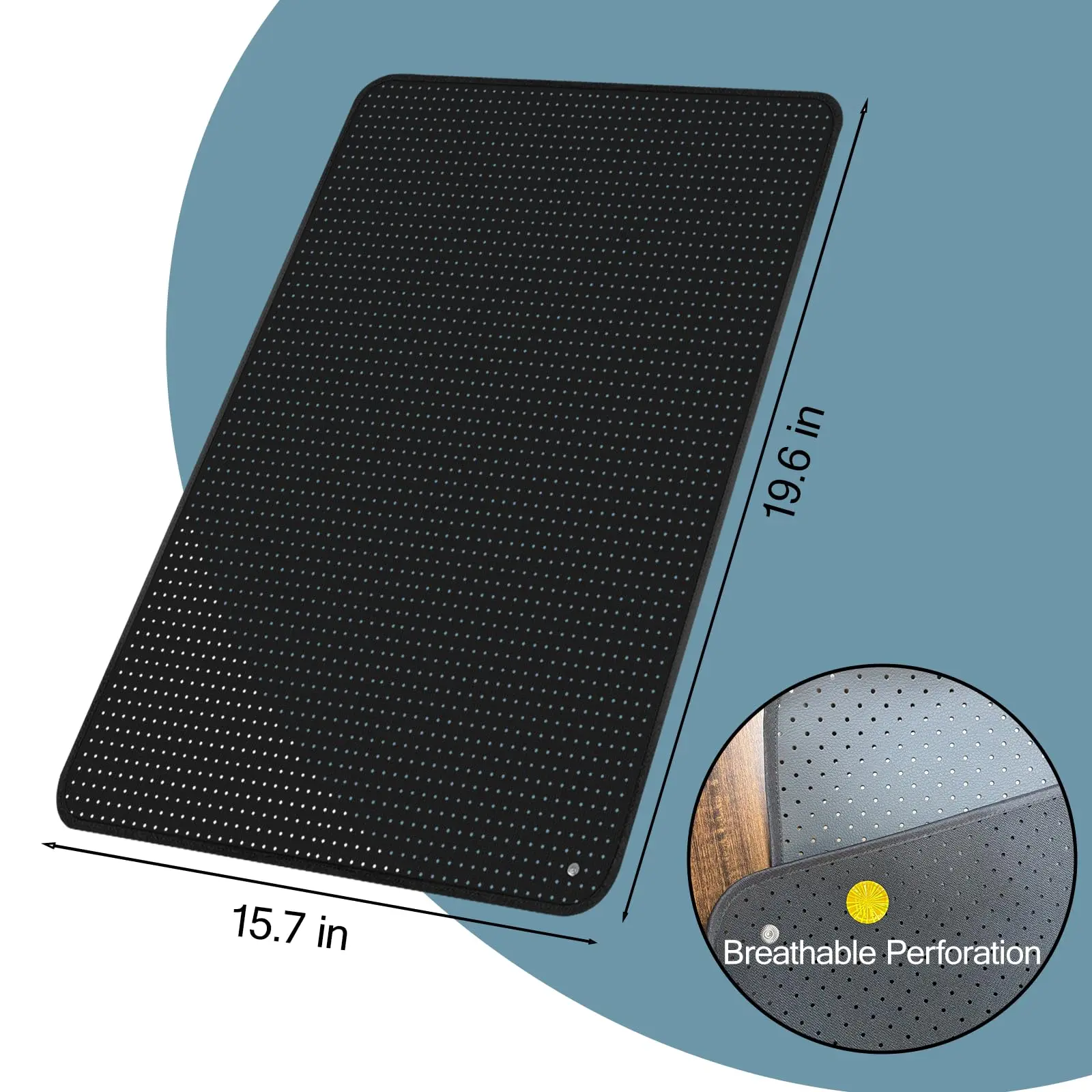 Amradield Pet Grounding Pad: Summer-Ready Mat with Earthing Holes to Reduce Pet Anxiety & Insomnia - view 3