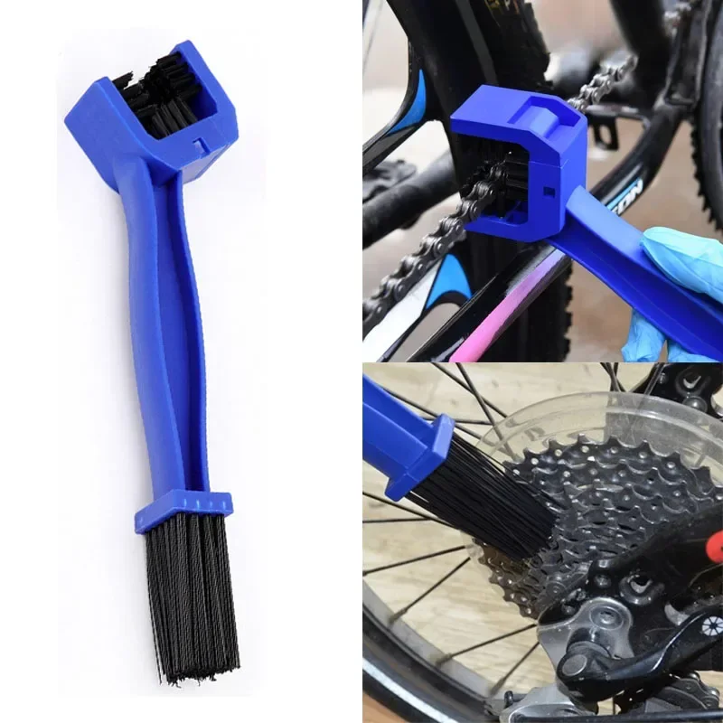 فرشاة سلسلة الدراجات النارية العالمية، فرشاة تنظيف الدراجات، أدوات إصلاح تنظيف المركبات الكهربائية #4