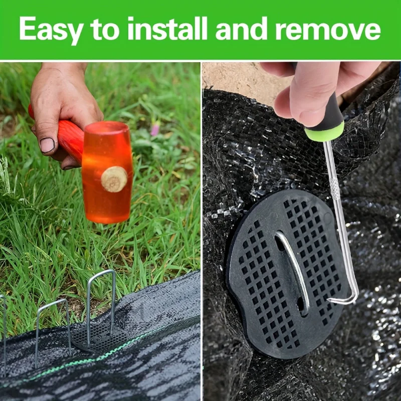 100/200/400 قطعة 6 بوصة الساخن dip المجلفن المشهد ستابلز غطاء النبات حصص 11 مقياس خيمة حصص حديقة حصص + جوانات