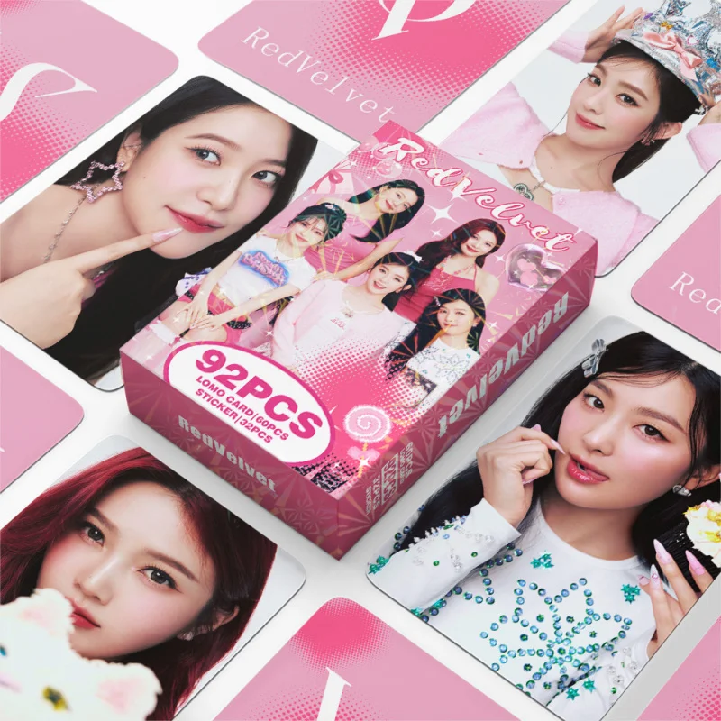 92Zhang XiaokaRed VelvetGreeting card, celebrity photo card, self-printed creative sticker, Pei Zhuxun double-sidedLOMOCard