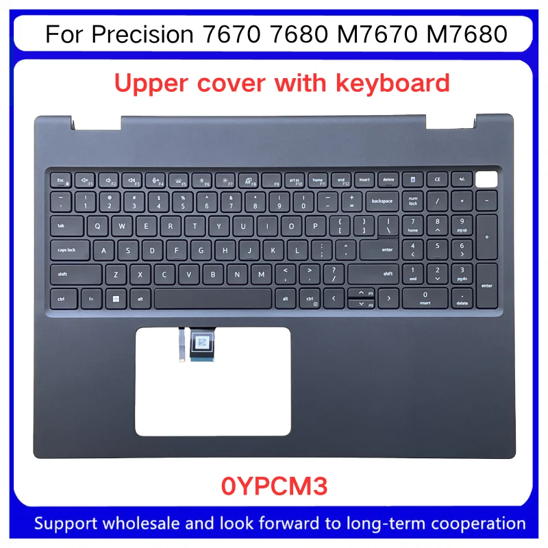 New For Kailxuling  Precision 7670 7680 M7670 M7680 0YPCM3 Laptop Palmrest Keyboard/Upper cover with keyboard