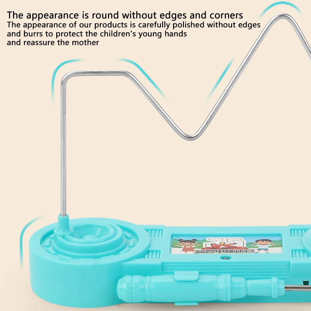 Creatieve Shock Wire Maze Elektrische Touch Maze Wire Board Wetenschapsexperiment Spel Concentratie Oefeningen Speelgoed