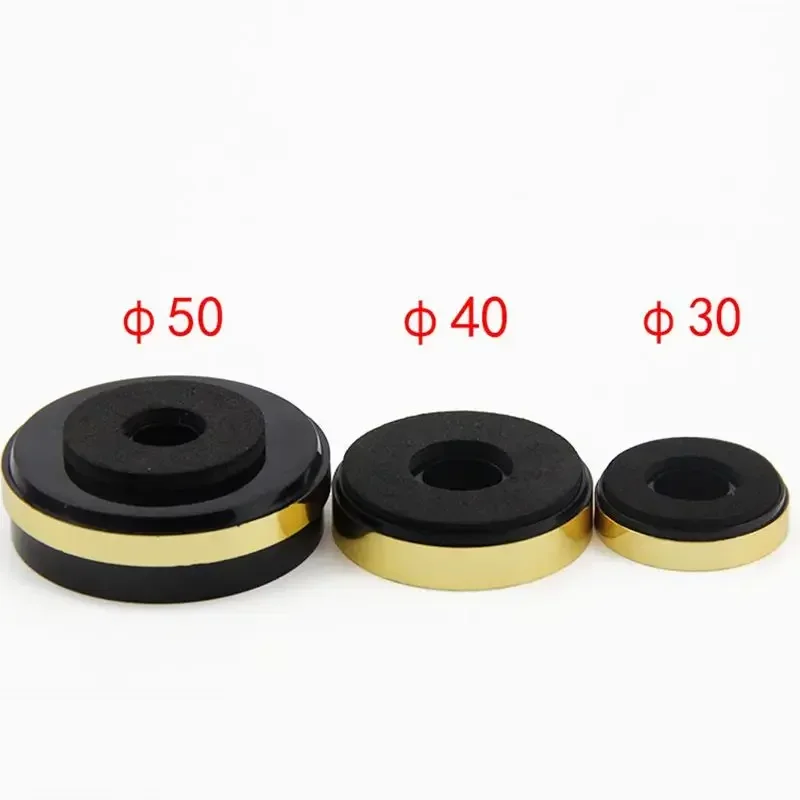 4 pz/lotto 30 40 50mm di diametro punte per altoparlanti supporto per piedi, piedini per amplificatore Audio attivo, altoparlanti fai da te parti di