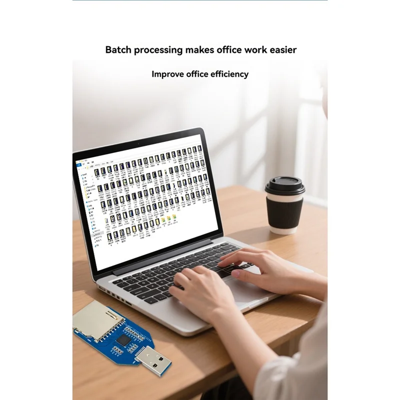 BAAY GL3224 Chip USB3.0 Reader Module SD+ TF Card 2-In-1 Dual Card Reader On-Board Dual Reading Mini Module