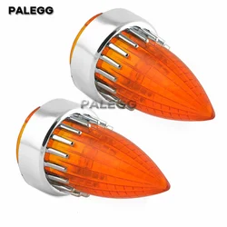 Bullet Turn Signals Lens Covers Red Rear Tail Light Lense Universal For Harley Softail Sportster XL Dyna Fatboy Heritage Deluxe