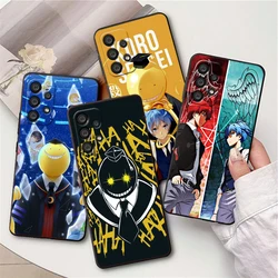 Assassination Classroom Octopus per Samsung A55 A35 A25 A15 A14 A73 A53 A13 A05S A03S A02S A71 A52 A32 custodia morbida nera per telefono