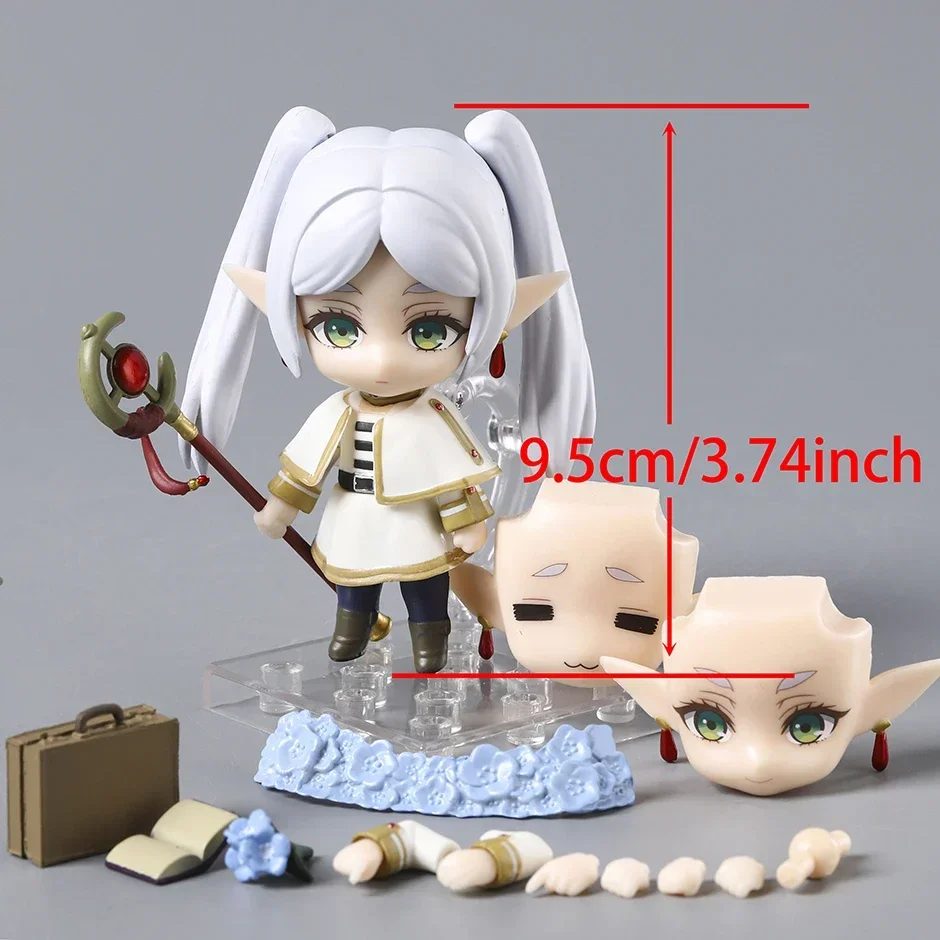 Frieren: Beyond Journey's End Figurine Cute Anime PVC Miniatures Ornaments Japanese Manga Model Doll Toy Garage Kits GK Figures