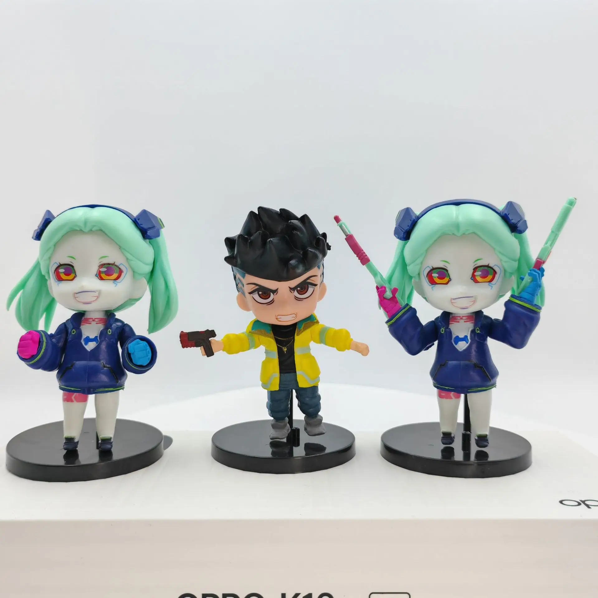 6 stks/1 set Anime Cyberpunk: Edgerunners Figuur David Martinez Lucy Rebecca Figuur Speelgoed Gift Acton Figuur Set Pop