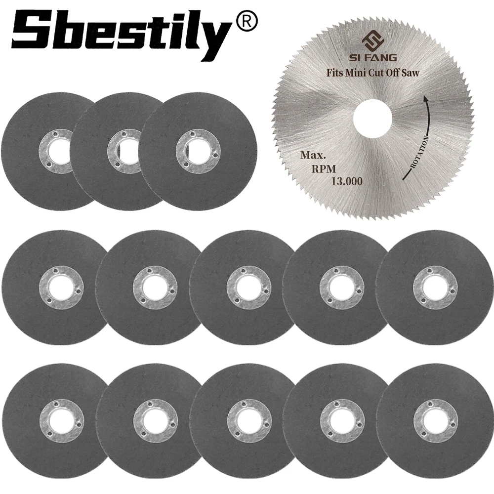 50mm Mini Cutting Disc Circular Saw Blade 50mm HSS High-speed Steel Wheel Discs 3/8inch Arbor for Cutting Wood Plastic Metal