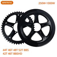 Bafang 42T 44T 46T 48T 52T Chainring Chain Wheel Guard Sprocket Chainwheel for BBS01B BBS02B BBS01 BBS02 BBSHD Mid Drive Motor