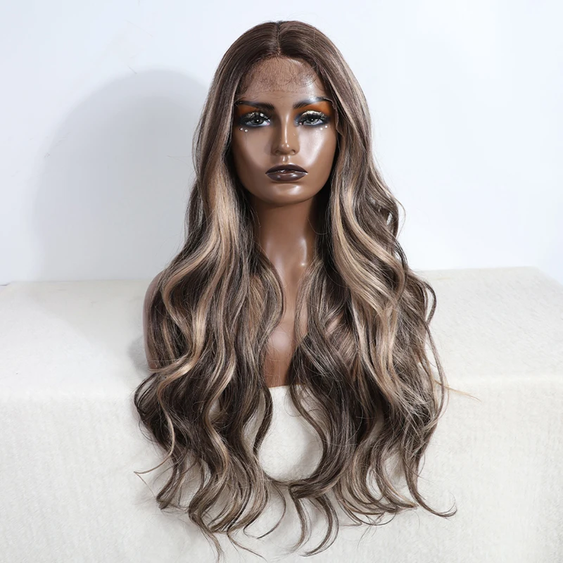 Synthetic Lace Front Wig, 30 Inch Length