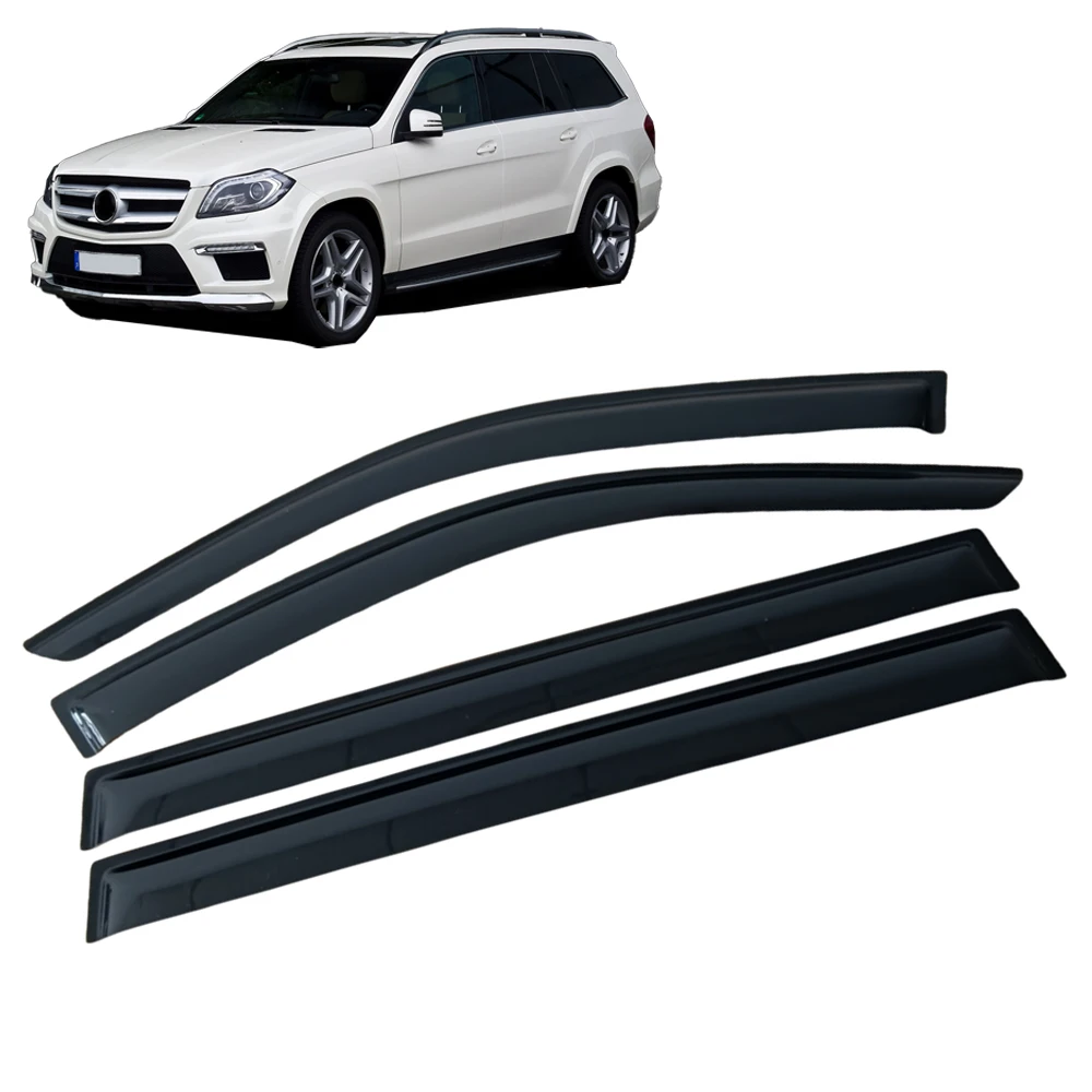 

Window Visor for MERCEDES-BENZ GL-CLASS X166 2013 2014 2015 2016 2017 2018 2019 Wind Deflectors Rain Guards Door Visor Vent