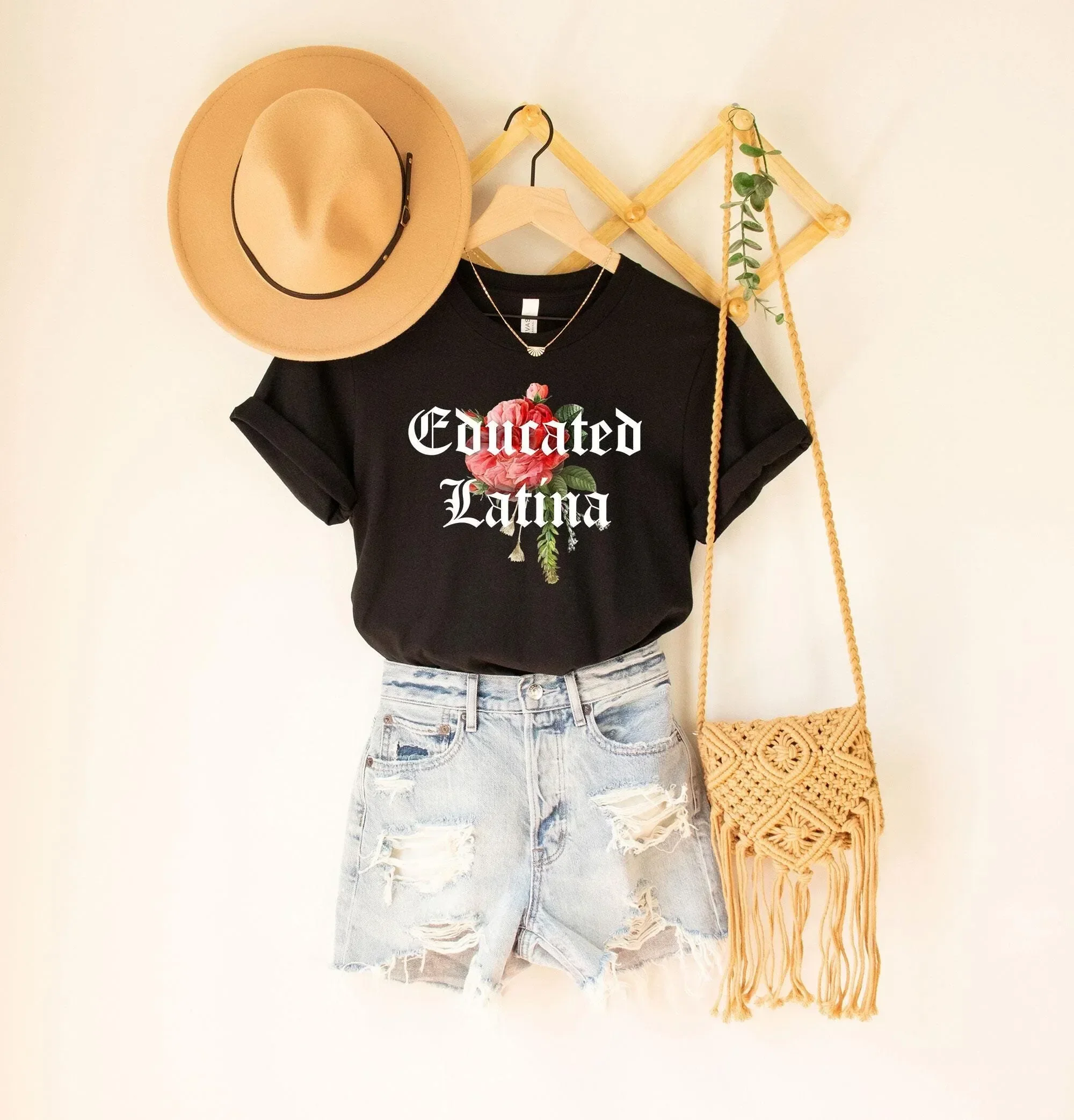 Educated Latina T Shirt Mexicana For Her AF Chula spanish