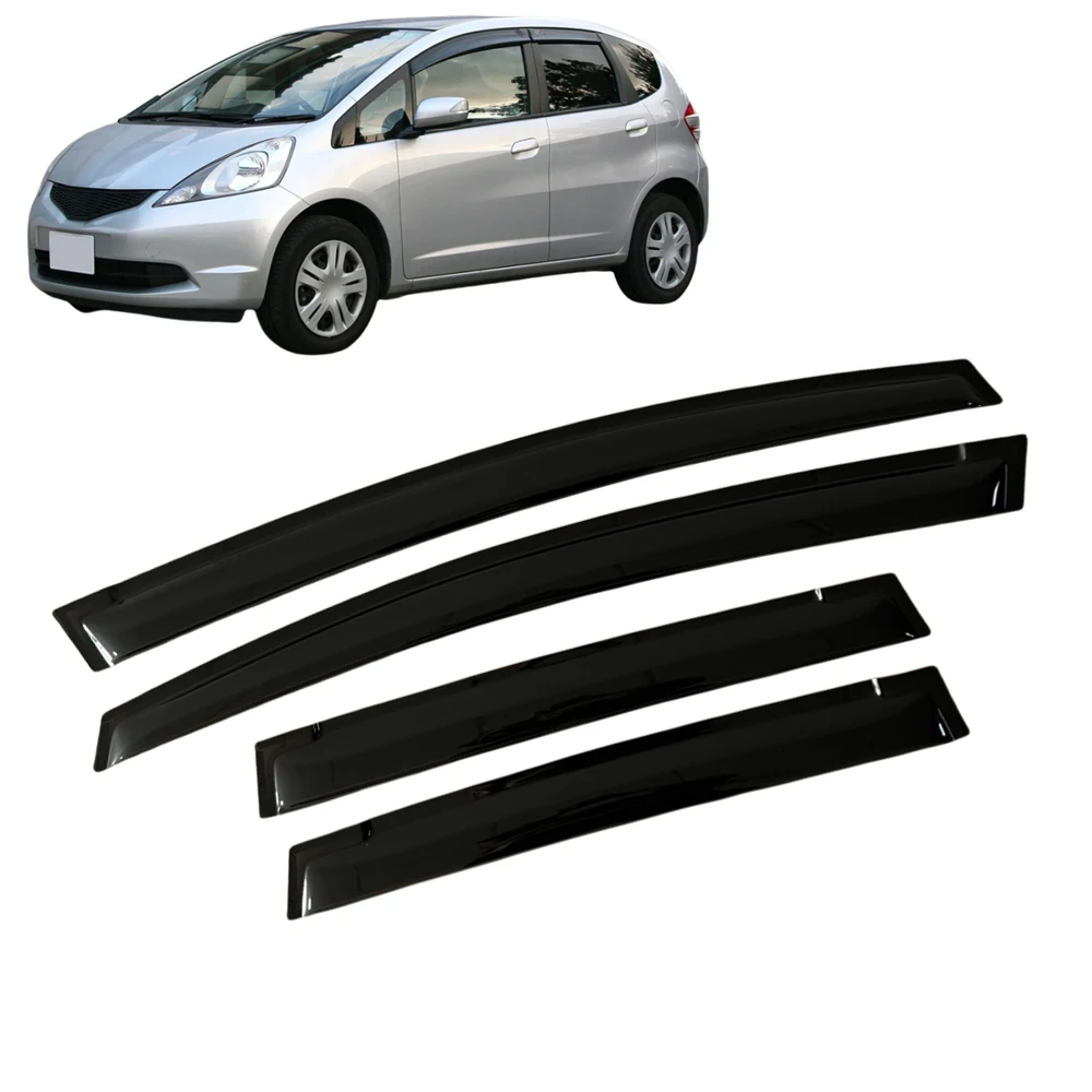 

Window Visor for Honda FIT JAZZ GE 2007 2008 2009 2010 2011 2012 2013 2014 Wind Deflectors Rain Guards Door Visor Vent Shades
