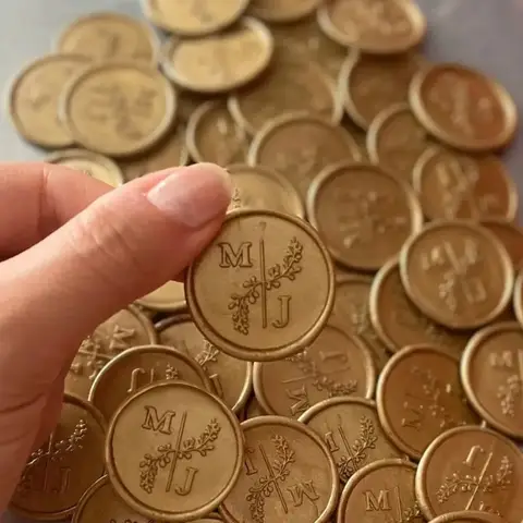 Custom wax seals Custom made wax seals Wax Seals with adhesive backing Personalized wax seals stick acrylic invitation envelopes