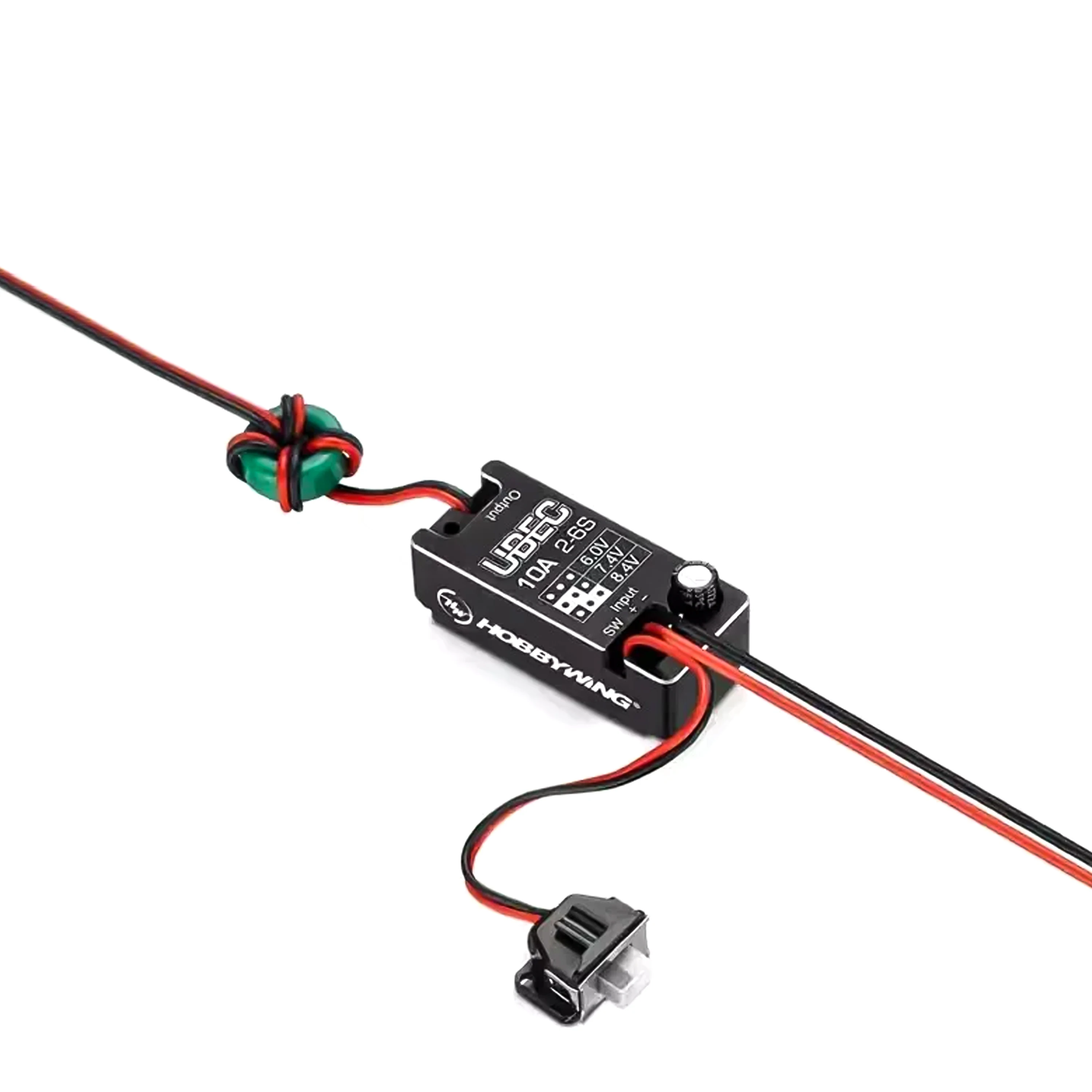 Hobbywing Waterproof UBEC 10A / 5A Voltage Regulator Module 3-14S 6 / 7.4 / 8.4V 10A Adjustable BEC High Voltage for RC Car Part