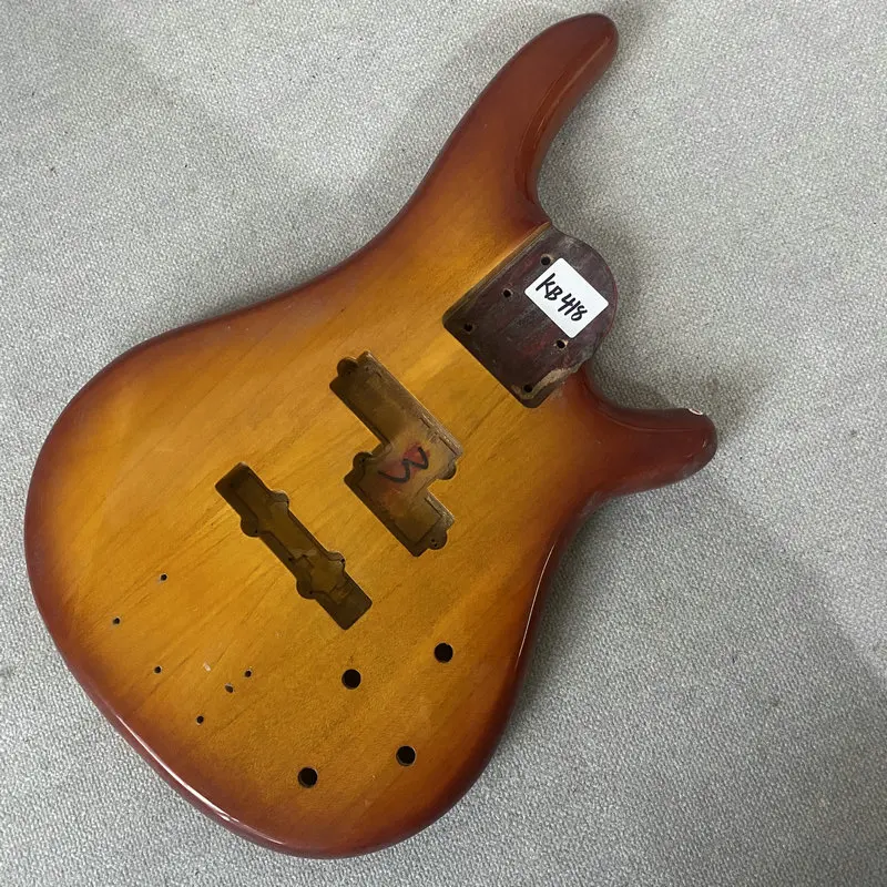 

KB418 Cherry Burst 4/5 String Electric Guitar Bass Solid Wood Body Active PJB Pickups Right-Handed DIY Replaceable Parts