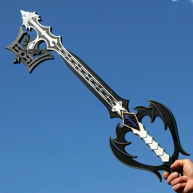 88cm Kingdom Hearts Weapon Sora Riku Keyblade PU Sword Collection Samurai Sword Weapon Model for Cosplay for Children Gift Toys