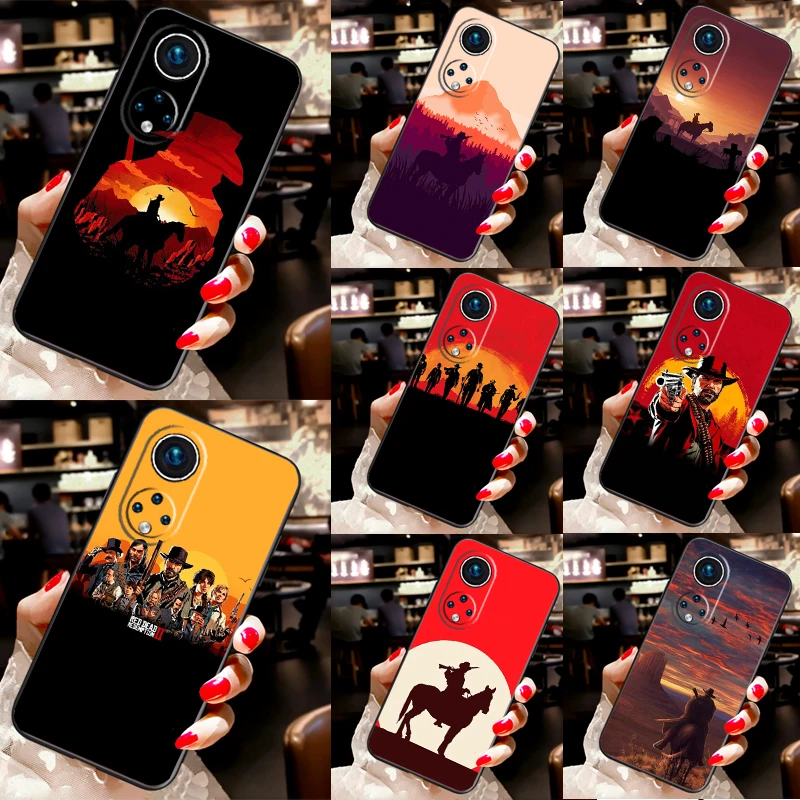 Red Dead Redemption 2 For Huawei P30 Pro P20 P40 P Smart Nova 9 5T Case For Honor 70 50 X8 X9a Magic 5 Lite Cover