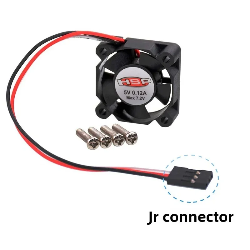 2PCS RC Model Motor Heat Sink Fan 30*10mm Cooling DC5V 7.4V 0.15A JST Connector