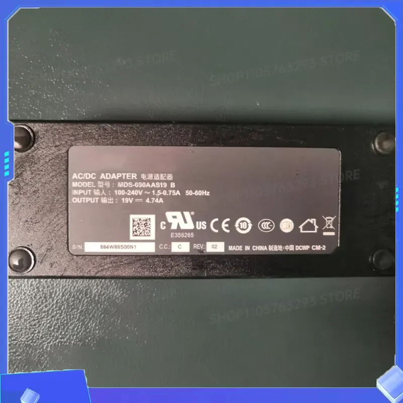 for MDS-090AAS19B 1PC New 3-Pin Power Adapter Charger 19V 4.74A