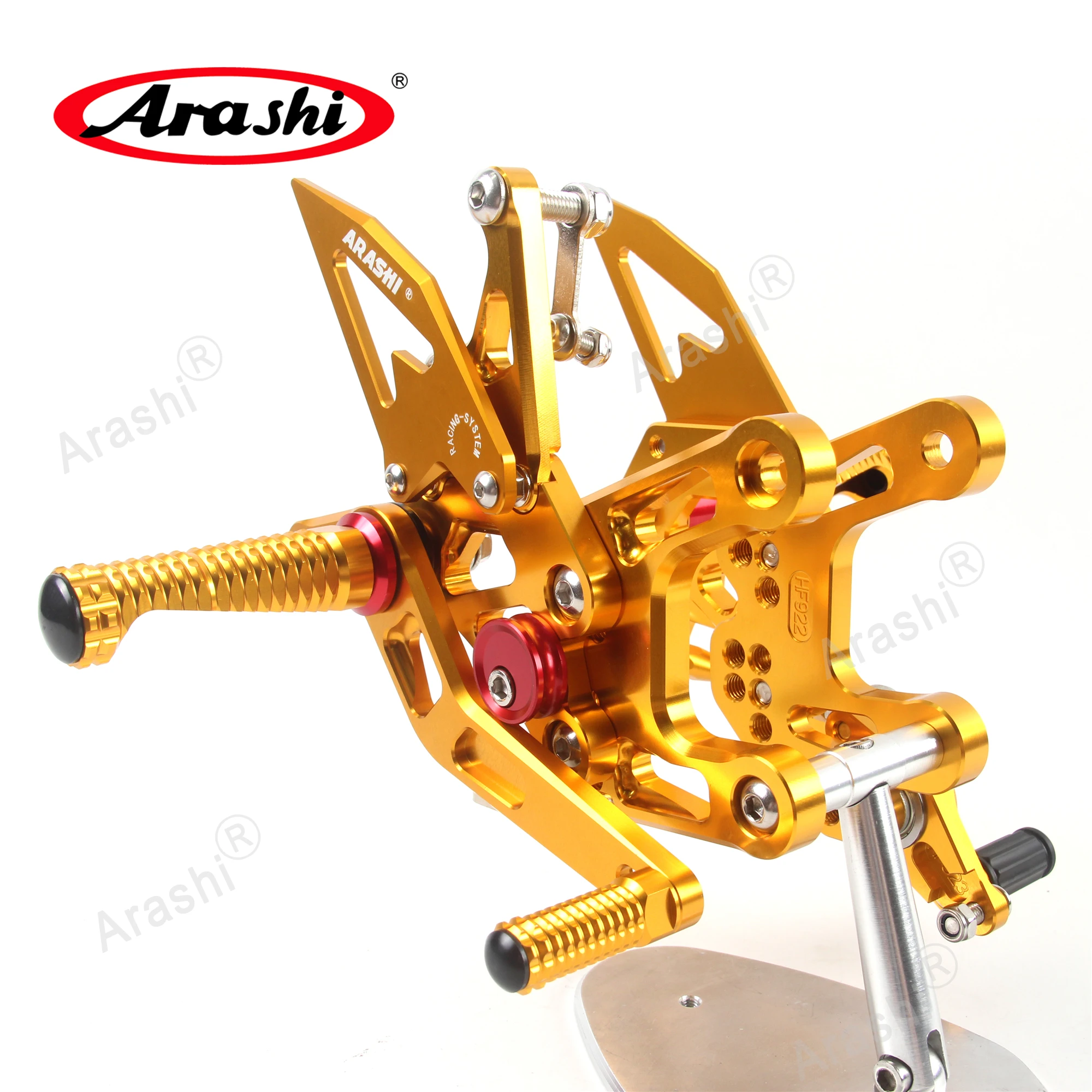 

CNC Footrest Pedal Fit For ZX1000 2021-2023 Arashi Rider Rearset Racing GP Shift Peg For Kawasaki ZX10R ABS KRT 2023 2022 2021