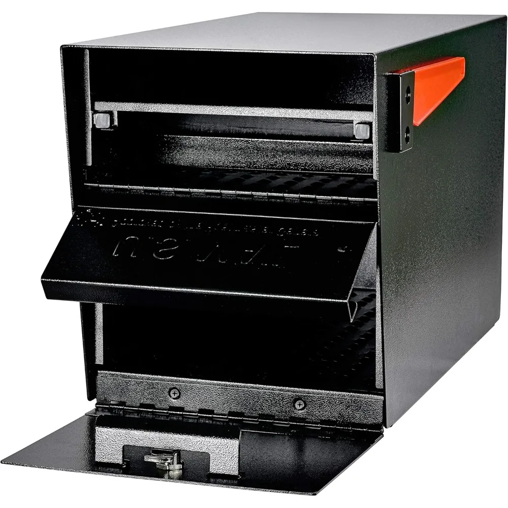 7106 صندوق بريد قفل أمان من الفولاذ المقاطع، أسود، كبير جدًا، 21 بوصة. عمق × 11.125 بوصة. عرض × 13.75 بوصة. ح