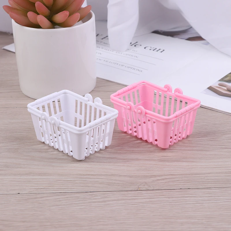 Dollhouse Miniature Shopping Basket Pretend Play Toys furniture