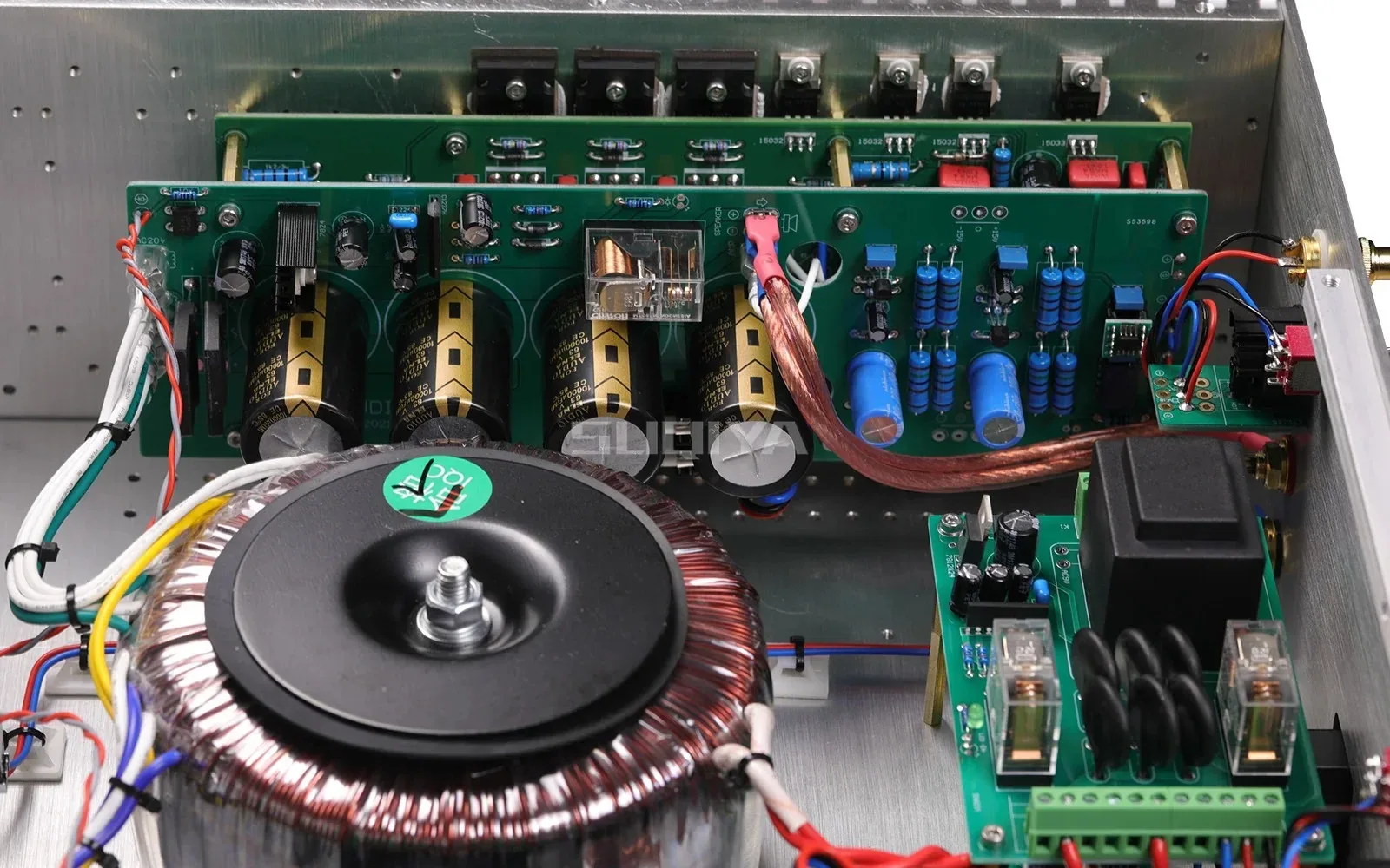 SUQIYA-150W*2 Clone Dartzeel NHB-108 Power Amplifier Natural Sound Low Distortion High Power HIFI Audio Amplifier D9 Version