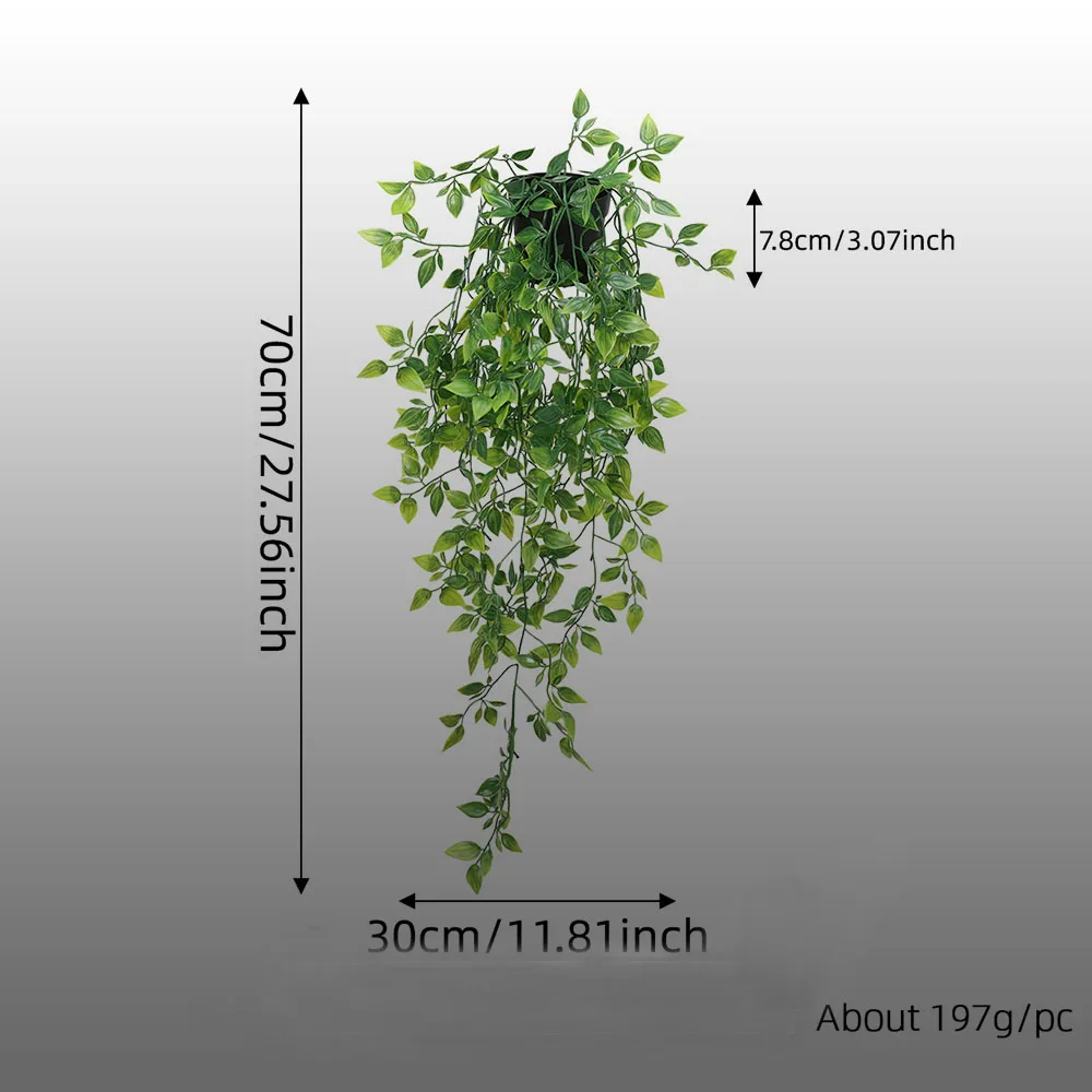 

Artificial human-made potted plants for home balcony living room decoration artificial rattan potted plant decoration